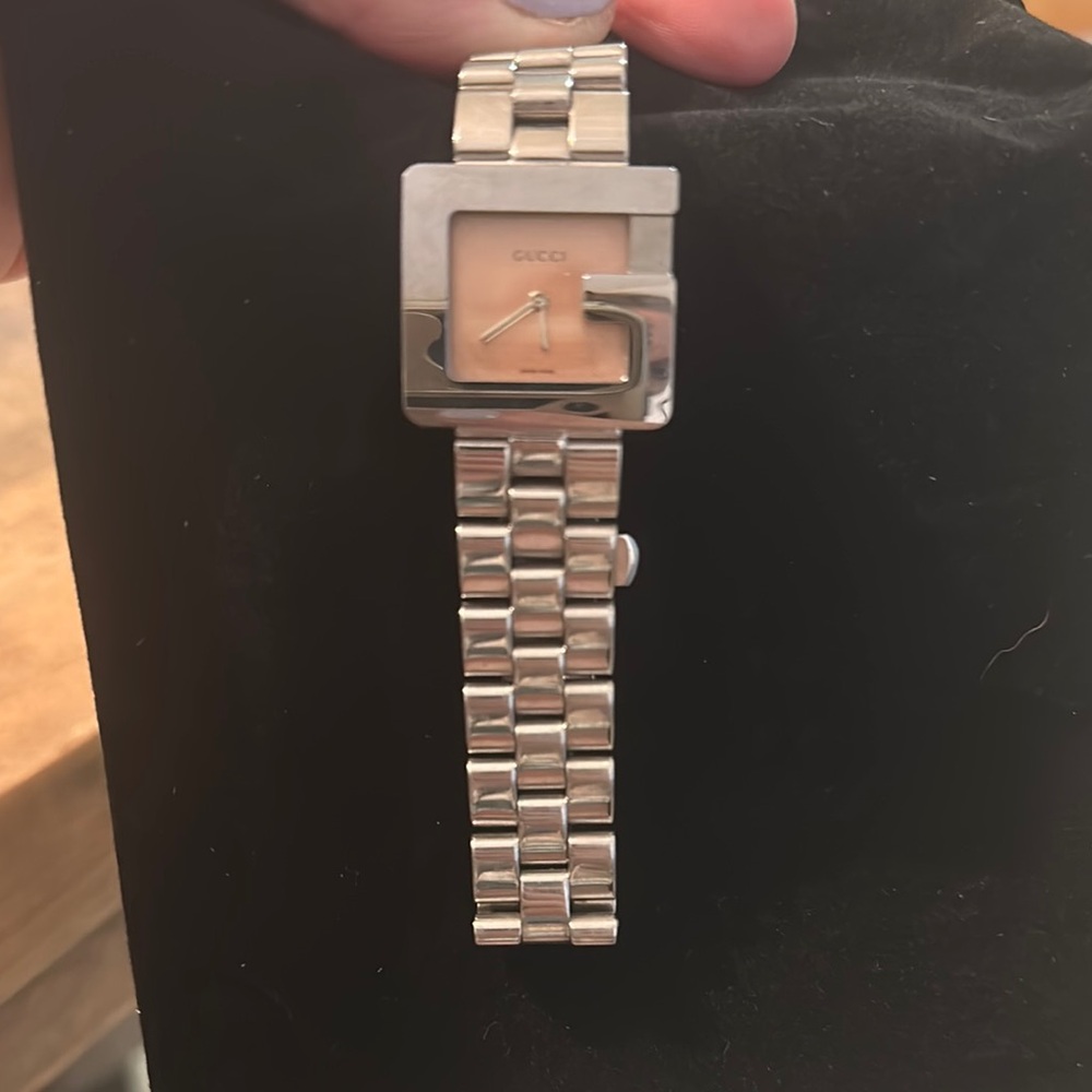 GUCCI G watch  3600J Pink Dial  26MM Stainless Steel Quartz Analog display - Picture 3 of 10